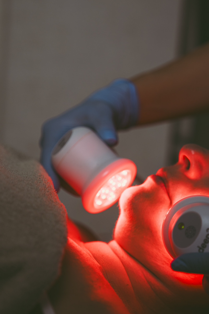 Sesión de fototerapia LED en BELSA Estetic